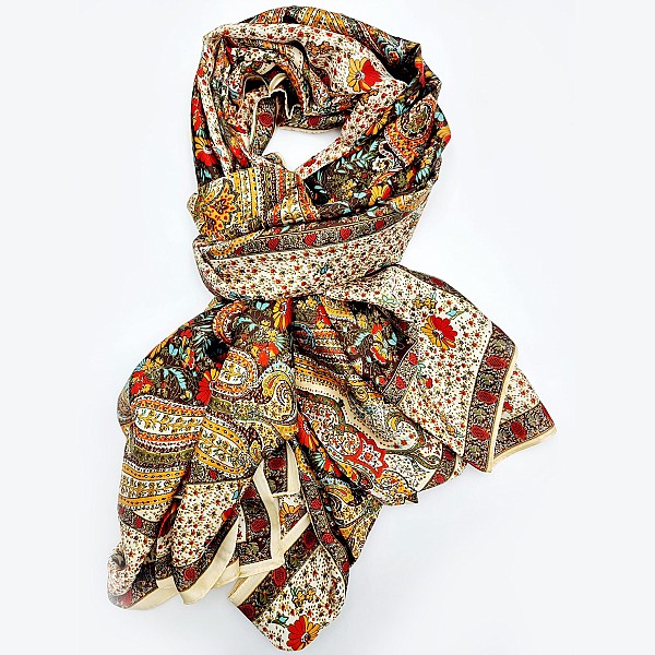 Scarf Floral Pattern 