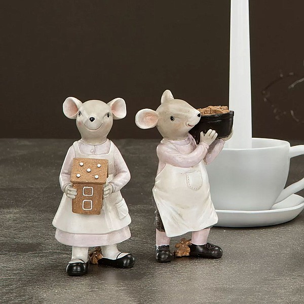 Maus Weihnachtsbastelei