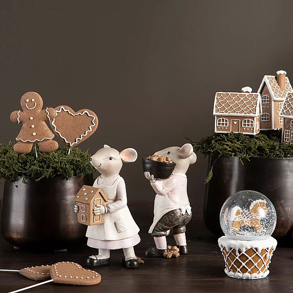 Maus Weihnachtsbastelei