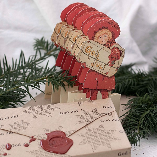 Papierreihe Mädchen Jenny Nyström