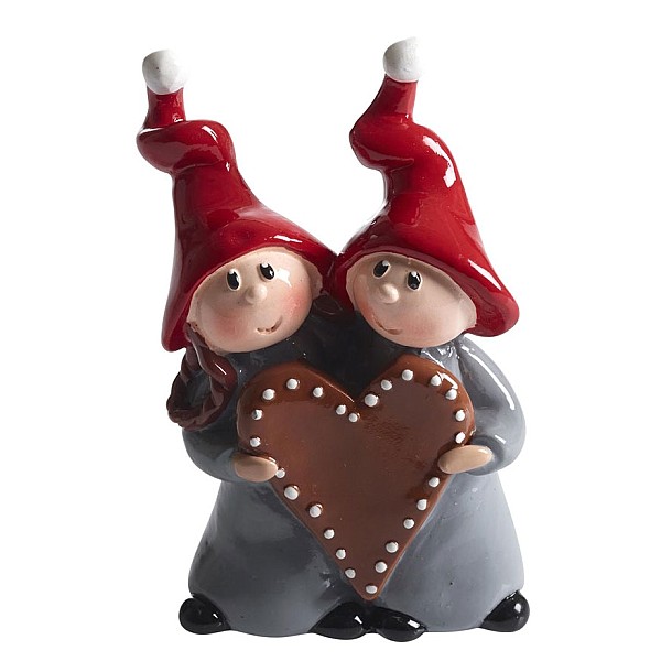 Christmas Gnomes Nissar with a Christmas heart