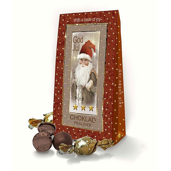 Schokoladenpralinen God Jul Santa