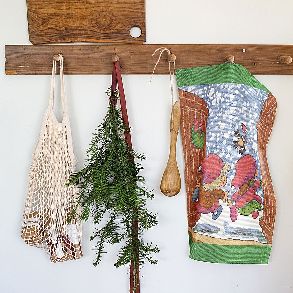 Geschirrtuch Snölek / Schneespiel