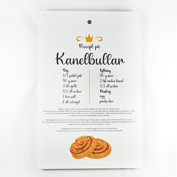 Skärbräda Kanelbullar