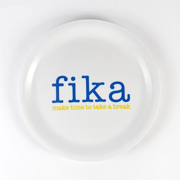 Glasunderlägg Make time Fika