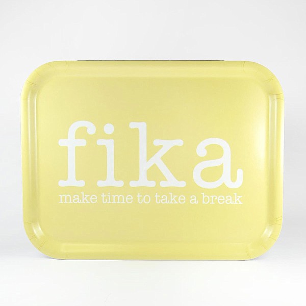 Bricka Make time Fika