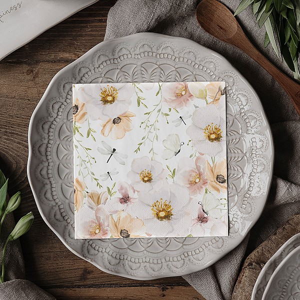 Majas Servietten Blossoms & Butterflies