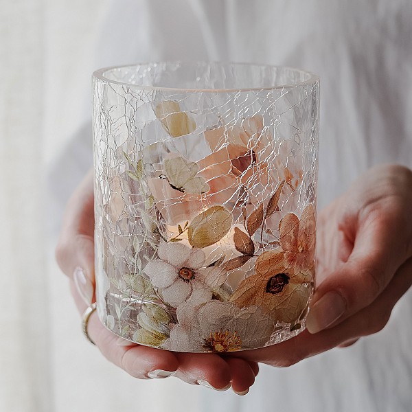 Majas Kerzenhalter Blüten & Schmetterlinge