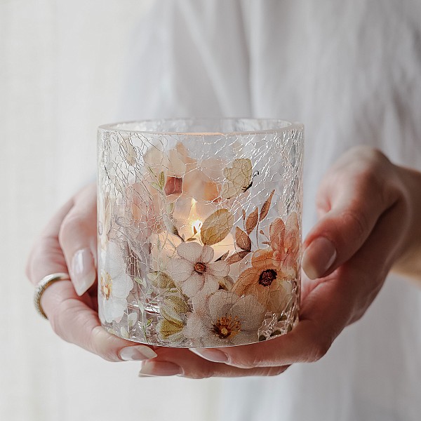 Majas Kerzenhalter Blüten & Schmetterlinge