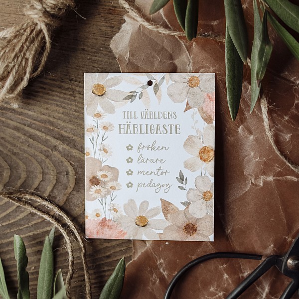 Geschenkkarte Världens Härligaste