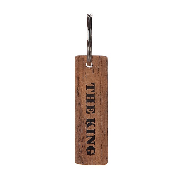Key Ring Teak - THE KING