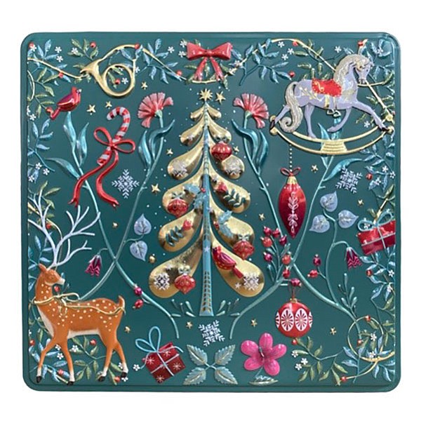 Tin Jar X-mas Ornaments Square