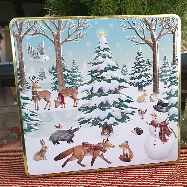 Tin Jar Winter Animals