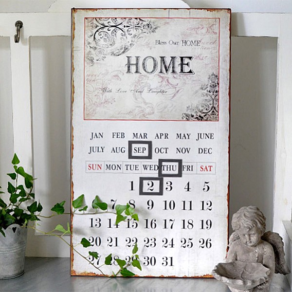 Calendar Bless our home