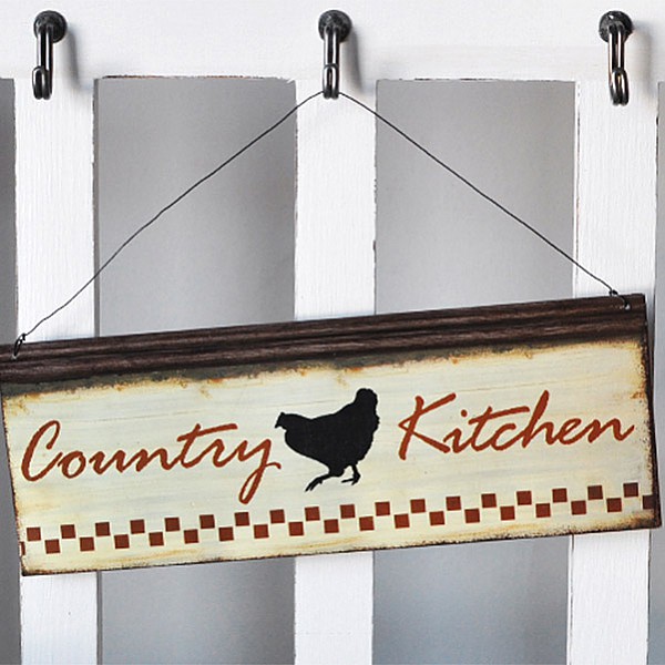 Emaljskylt Country Kitchen