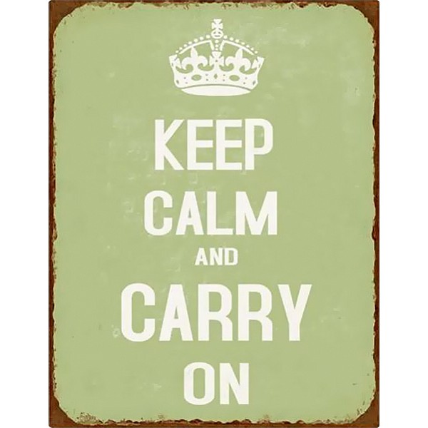 Tin Sign Keep Calm