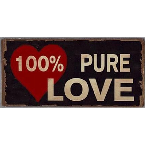 Magnet / Kylskåpsmagnet 100% Pure Love