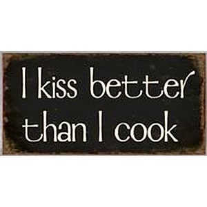 Magnet / Kylskåpsmagnet I kiss better than I cook