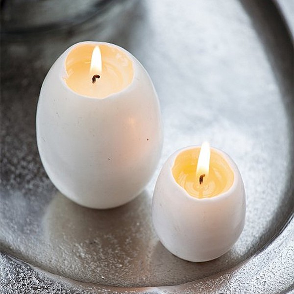Äggljus - Gåsägg med äggula
