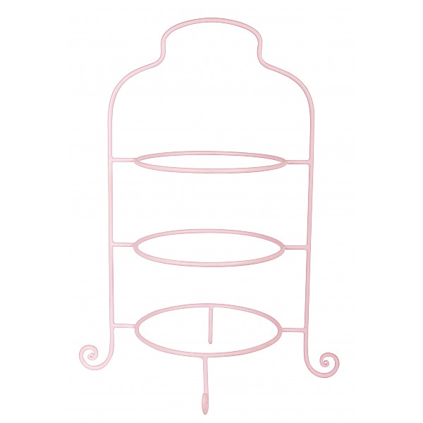 Plate Stand - English Rose - Pink