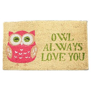 Dörrmatta Owl always love you