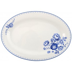 Uppläggningsfat Blue Rose