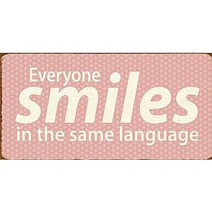 Magnet Jeder lächelt in der gleichen Sprache