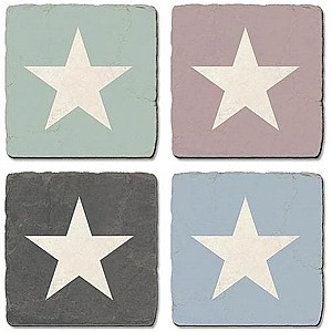 Glasunderlägg Stjärna