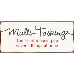 Plåtskylt Multi- Tasking