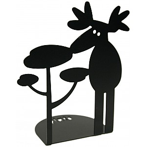 Bokstöd Älg 2-pack