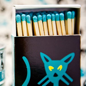 Tändsticksask Katt