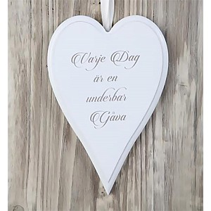 Skylt Hjärta En underbar gåva