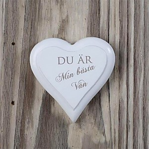 Magnet Hjärta Du är min bästa vän