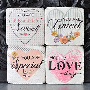 Glasunderlägg You are special to me