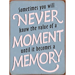 Plåtskylt The value of a moment