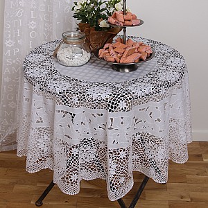 Rund Spetsvaxduk Olivia