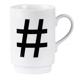 Mugg # Hashtag