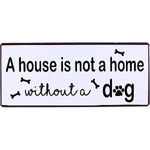 Plåtskylt Dog