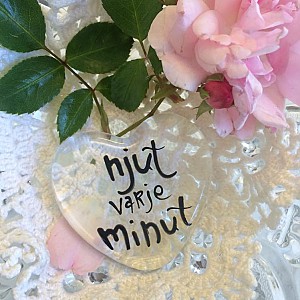 Glashjärta Njut varje minut