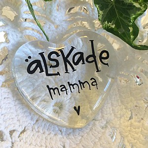 Glashjärta Älskade Mamma