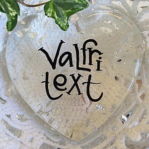 Glashjärta Valfri text