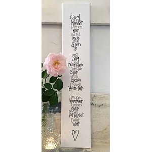 Canvastavla Gud som haver barnen kär