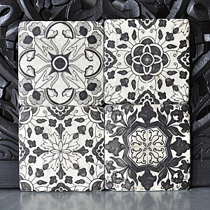 Glasunderlägg Blomster