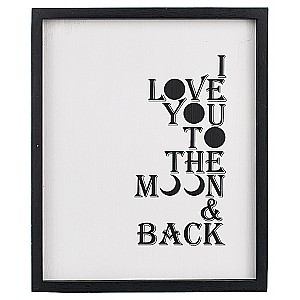 Tavla I love you to the moon & back