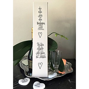 Canvastavla Kärleken förde oss samman