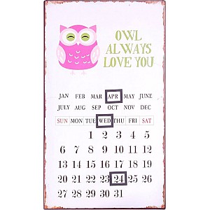 Kalender/Almanacka - Owl always love you