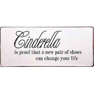 Plåtskylt Cinderella