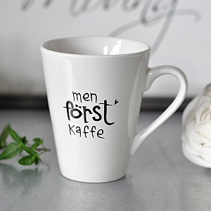 Mugg Men först kaffe