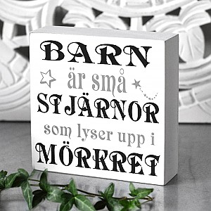 Tavla Barn är små stjärnor