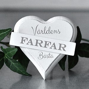 Magnet Hjärta Världens bästa Farfar
